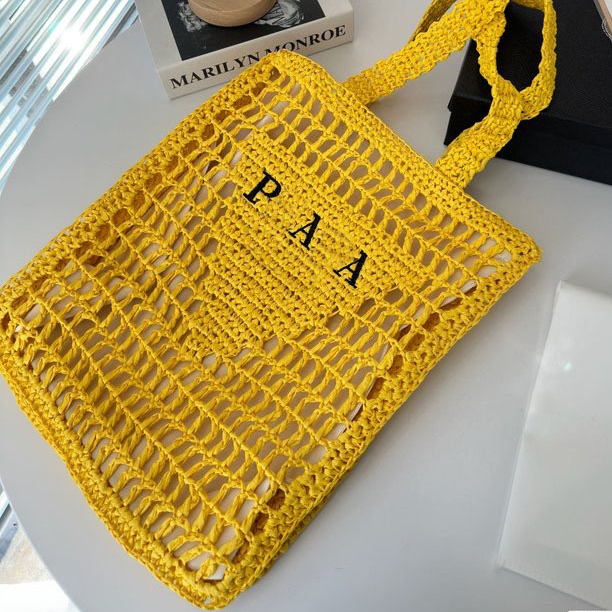summer luxury beach bag designer large woven tote beach bags knitting shopping handbag knitted woman luxurys handbags brand holiday casual totes
