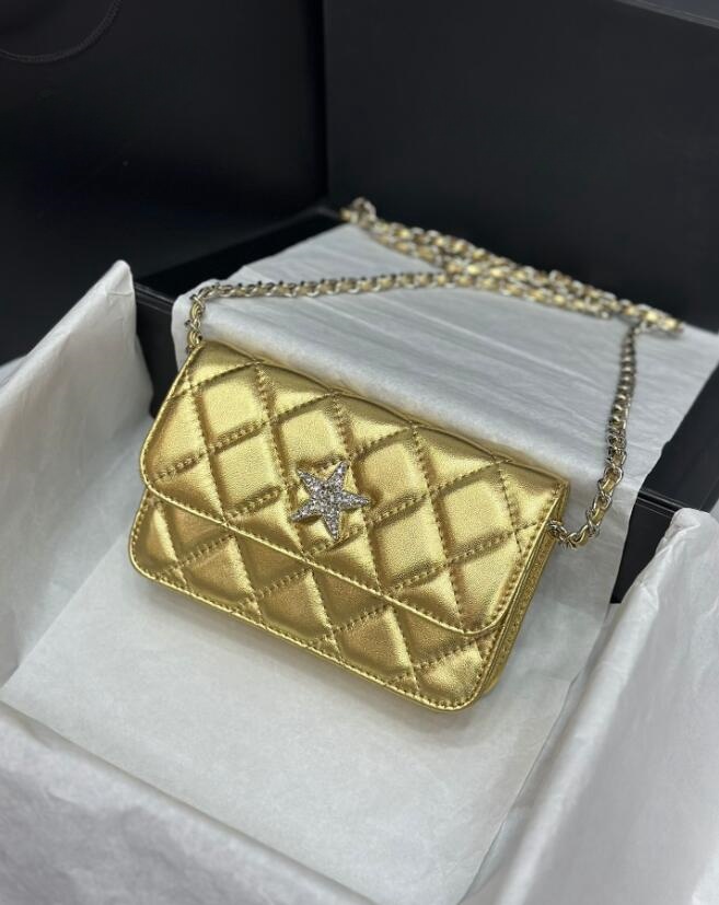CC Chain Crossbody Wallet Handbags Fashion Women Totes CrossBody Cowhide Handbag New Star Bags 26782-image-956486658
