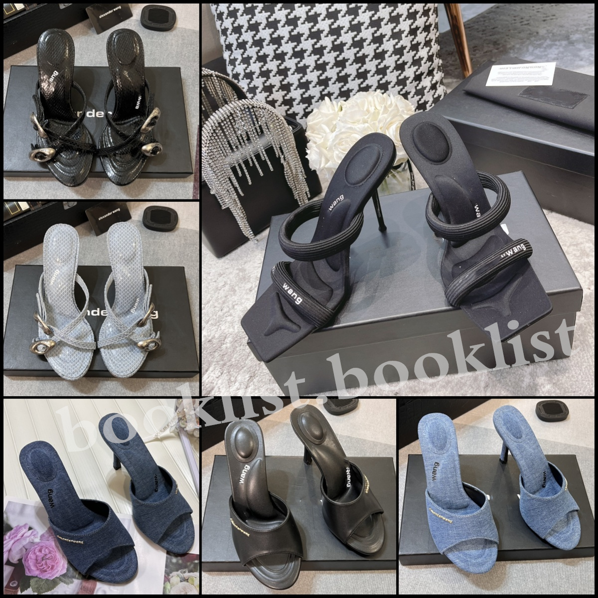 High heeled shoes Fashion Designer Sandals For Lady With Gift Box