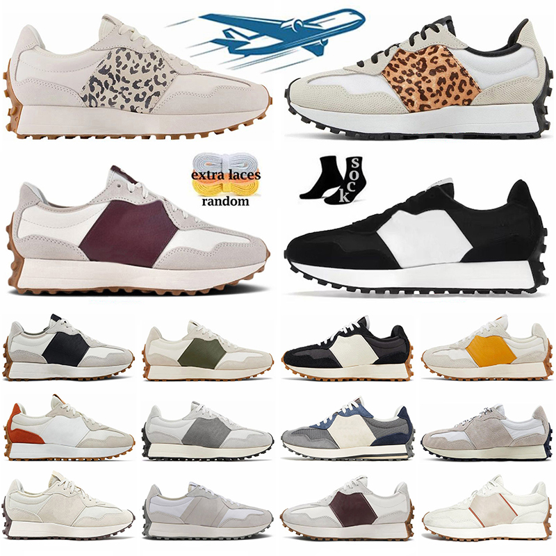 2024 327 tennis shoes Women Men Athletic Running Shoes 327 N327 On Cloud Leopard Print Black And White Green Red dhgate.com Trainers Sports Sneak