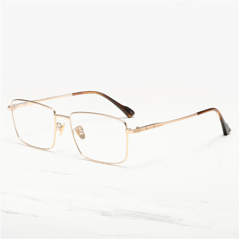 Optical Eyeglasses For Men Women Retro Designer 2109 Fashion Sheet Glasses Titanium Frame Detailed Elasticity Square Style Anti-Blue Light Lens Plat
