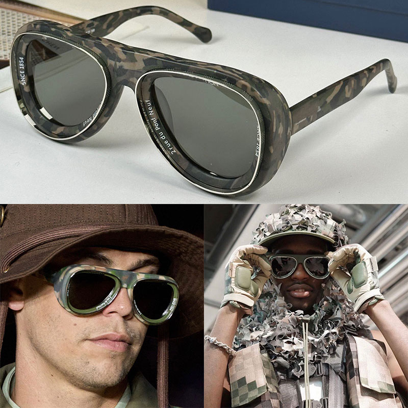 Men Summer Outdoor SUPER VISION PILOT Sunglasses Men Designer Rubber Effect Nylon Pilot Frame Leisure Travel Beach Vacation Sunglasses Z2701-image-956901471