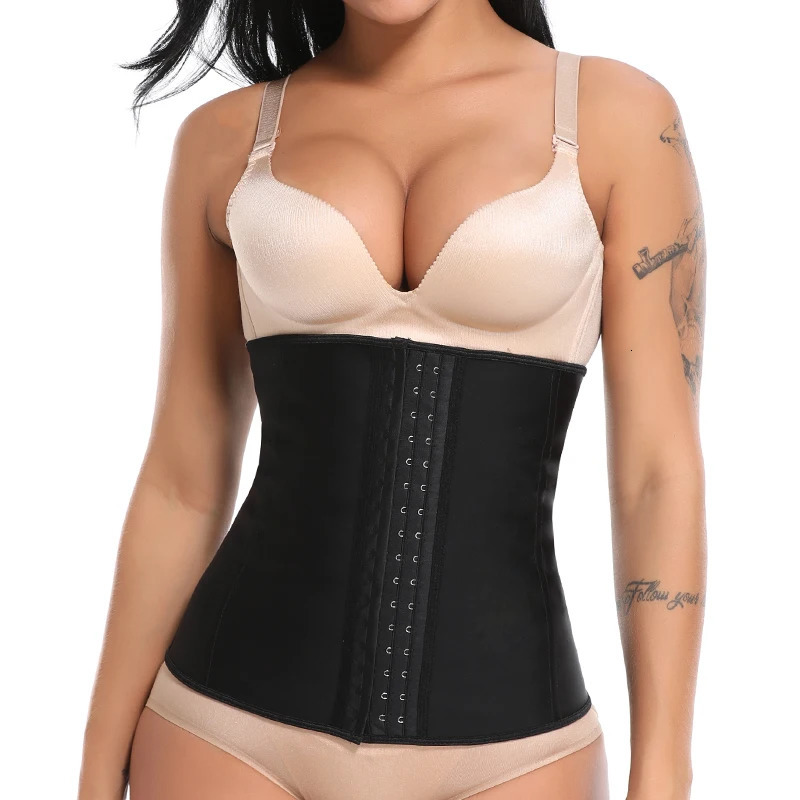 Women Waist Trainer Body Shaper Shapewear Slimming Belt Waist Cincher Tummy Slim Belt Postpartum Control Underbust Steel Corset 240313