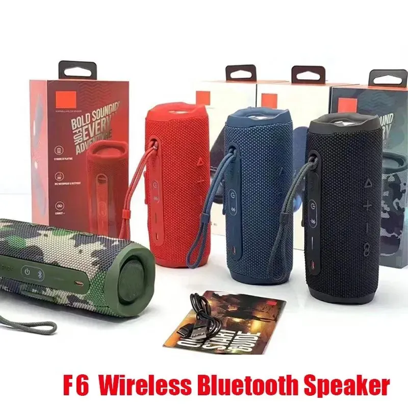 2025 F6 Wireless Bluetooth Speakers for FLIP6 Charge Speaker Mini IPX7 Waterproof Portable speakers Outdoor Stereo Bass Music Track Local Warehou-image-1066884874