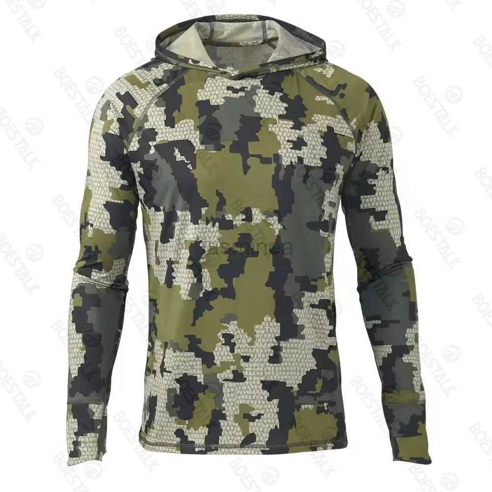 Men's Hoodies Sweatshirts 2024 new mens hoodie camouflage fishing shirt camping hiking clothing sunscreen breathable fishing shirt 24328-image-957571568
