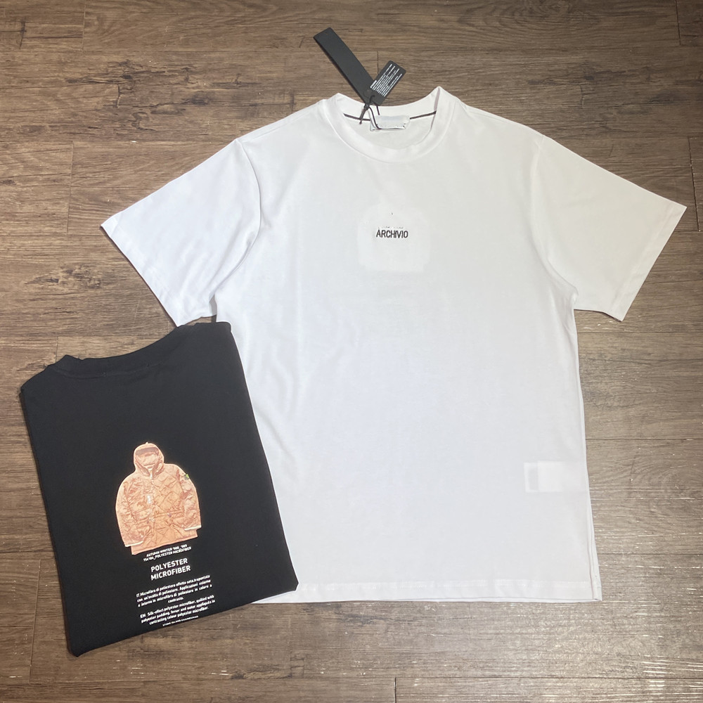 Unisex Designer Classic Mens T Shirt Embroidery Letters KND 24SS T-shirt Male Cotton Casual Short Sleeve Streetwear Women Black White Summer Tops Te