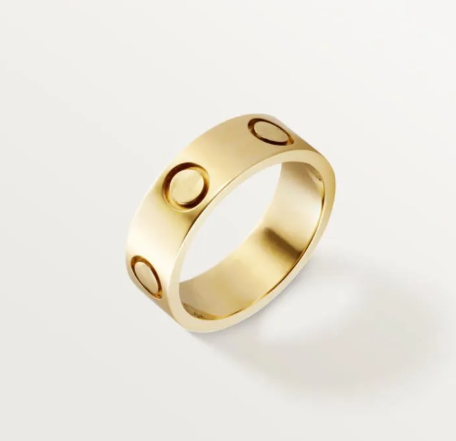 With BOX 4mm 6mm titanium steel nails Screwdriver love ring mens and women rose gold jewelry for lovers couple rings gift size 5-11-image-753312881