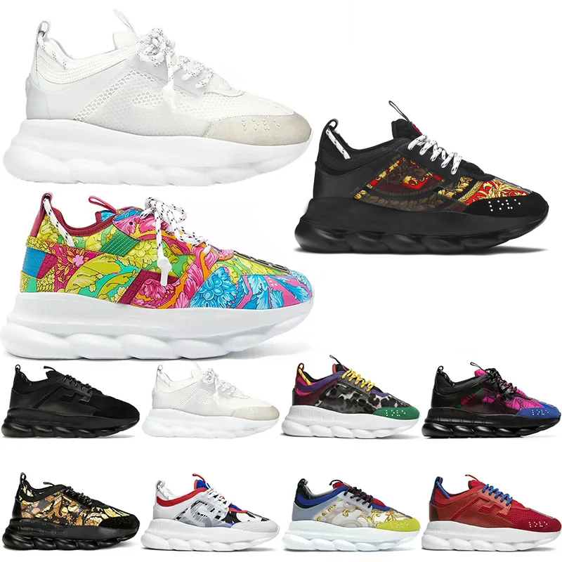 Chain Reaction Casual Shoes Designer Trigreca Sneakers Men Women Net Cloth Elasticity Rubber Couple Fashion Thick Bottom Trainers Size 36-45-image-957146151