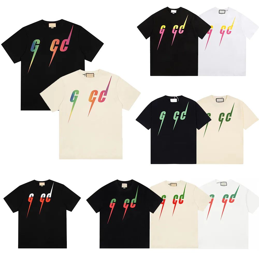 2024 Round Neck Mens Designer T Shirt men's T-shirt brand tshirt clothing spray letter short sleeve spring summer High quality bottom shirt US