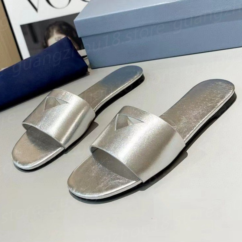 (plz choose colors according to the picture) 10A Designer Slippers Summer Fashion Women's Flat Bottom Shoes Casual Daily Style Slippers for-image-960543583
