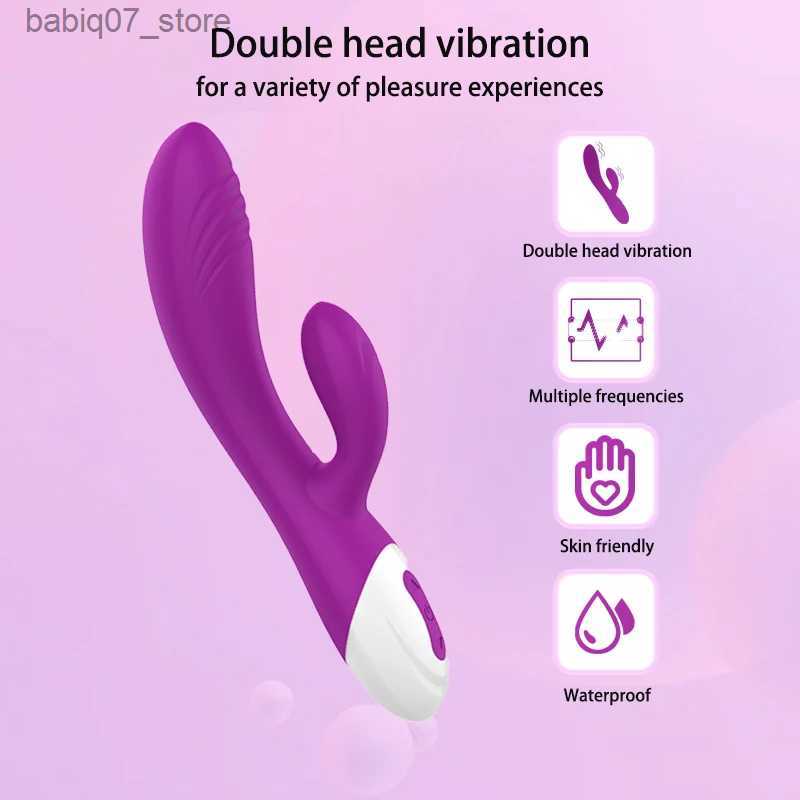 Other Massage Items G-point Strong False Penis Female Vibrant Double Vibration Clitoral Stimulation Vaginal Massager for Female Massagers Adult S-image-957833663