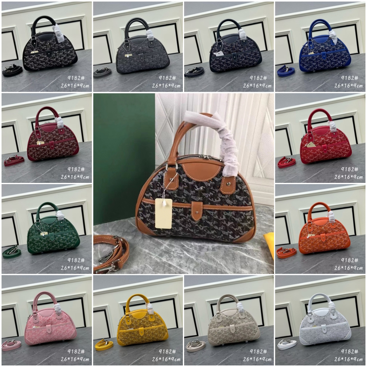 Sac Sigon pour femmes créateurs de mode Bowling Handbags Outdoor Crossbody Bags 24827