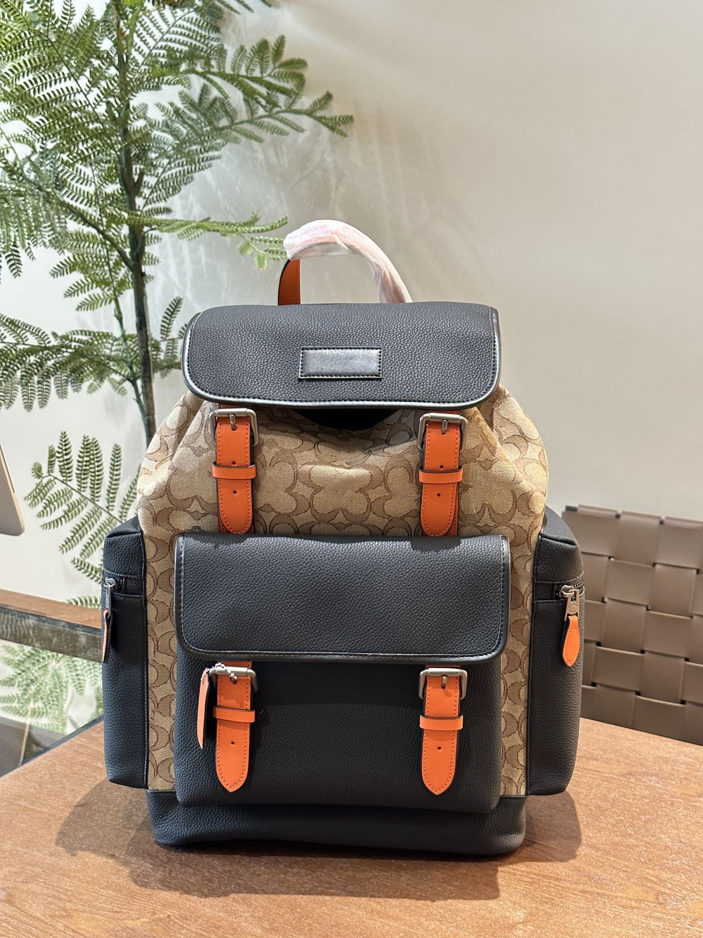 Borsa a tracolla da donna multifunzionale da viaggio per esterni da uomo di design stampato Sprint, zaino per pendolari combinato con fibbia e couli