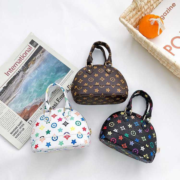 Chaîne pour enfants mode style étranger coréen imprimé unique épaule oblique portée zéro portefeuille femme bébé portable petit sac