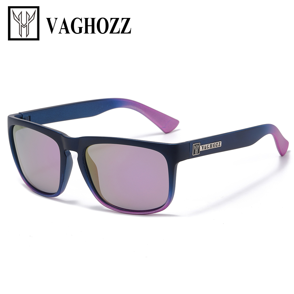 VAGHOZZ Brand Design New Polarized Sunglasses Men Driving Square Male Sun Glasses UV400 Women Fishing Eyewear