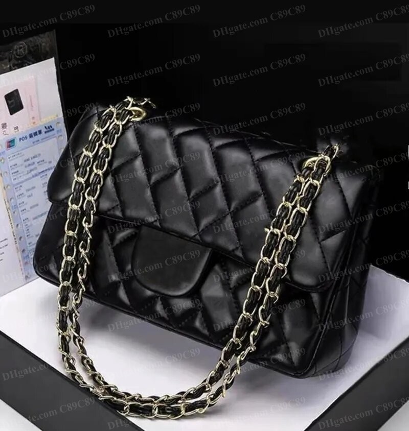 Top designer bag Womens Classic Flap gold chain Leather Messenger Shopping Bag cf Shoulder Bags totes Handbags Crossbody bags tote bag purse Wall-image-971472083