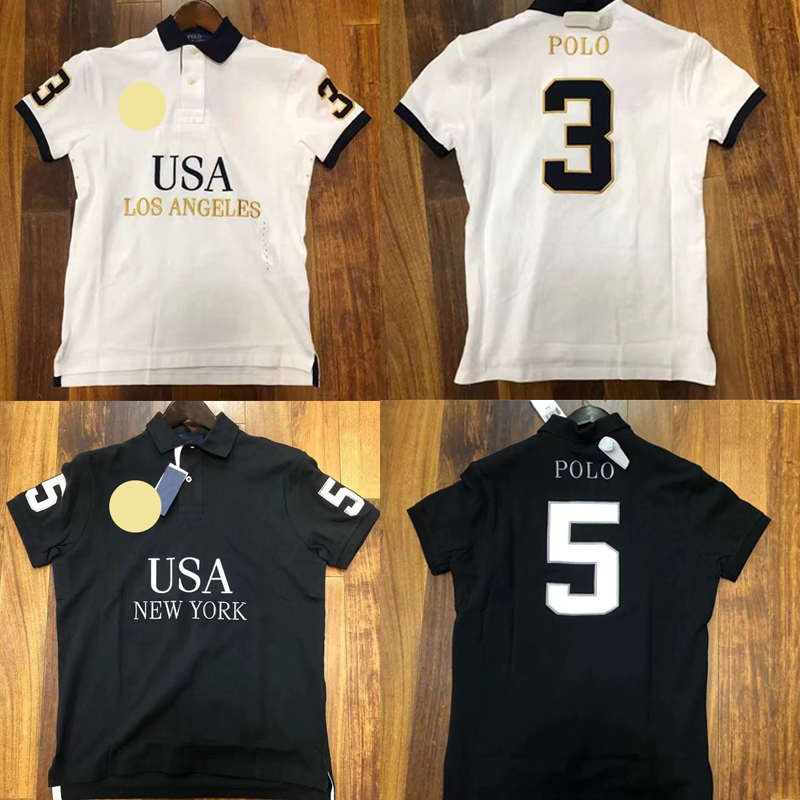 SS24 Designer Men's polo Shirt Pony Embroidery Sport Shirt High quality Fashion Business stand collar Polo tshirt-image-971665690
