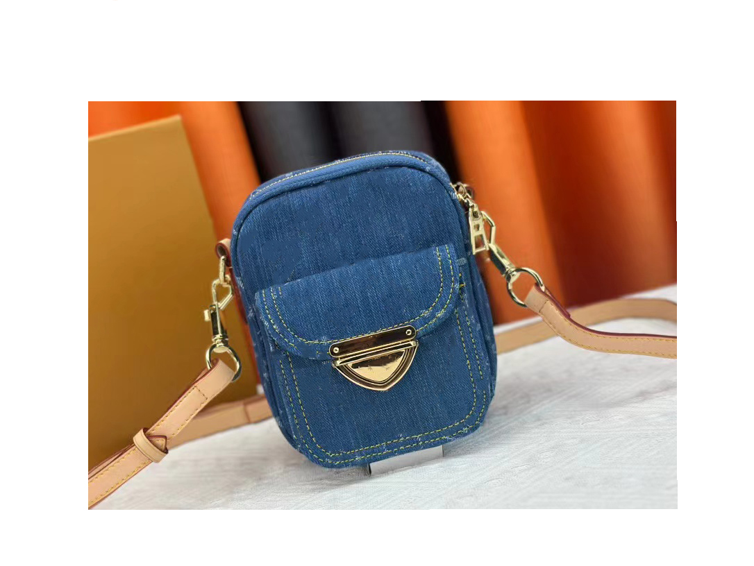 High Quality Luxury Designer ladys Fashion classics MINI denim Crossbody Handbags Womens Handbag Womens Luxurys Brands Shoulder Bags-image-971575954