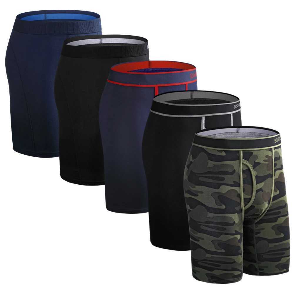 5Pcs Set Boxer Men Underpants Male Cotton Men's Panties Underwear Man Boxershorts Homme Underware Shorts Q260921