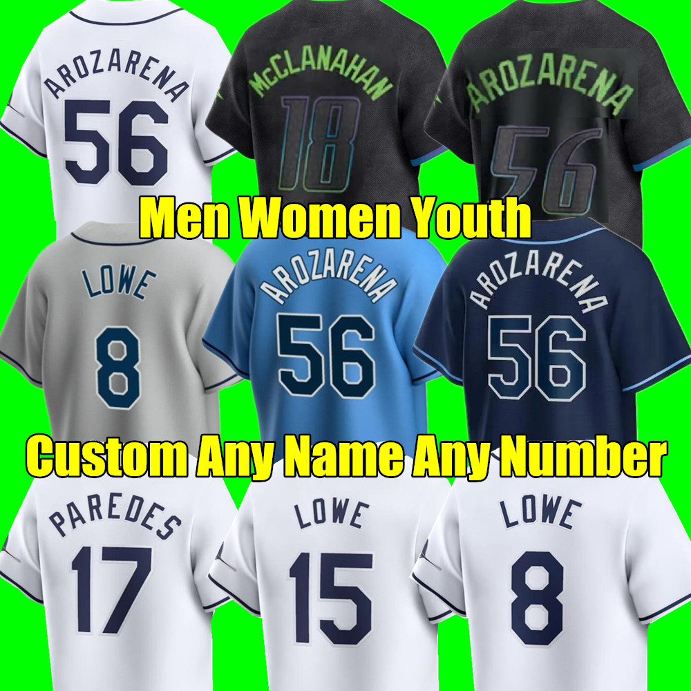Custom 2024 City Connect S-4XL Baseball Jersey Wander Franco Randy Arozarena Wade Boggs Tampa Bay Shane McClanahan Tyler Glasnow Brandon Lowe Ray-image-946809734