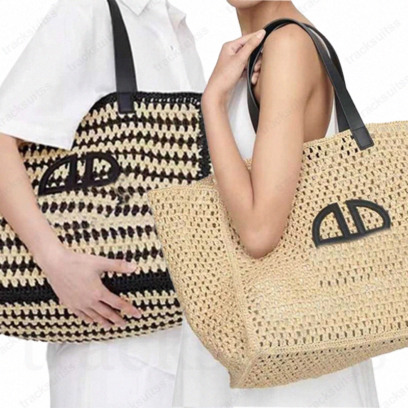 Bags designer anine binge tote beach canvas bag handbag shoulder bag luxury quality summer fashion travel purse women men Large Capacity Outdoor-image-905628348