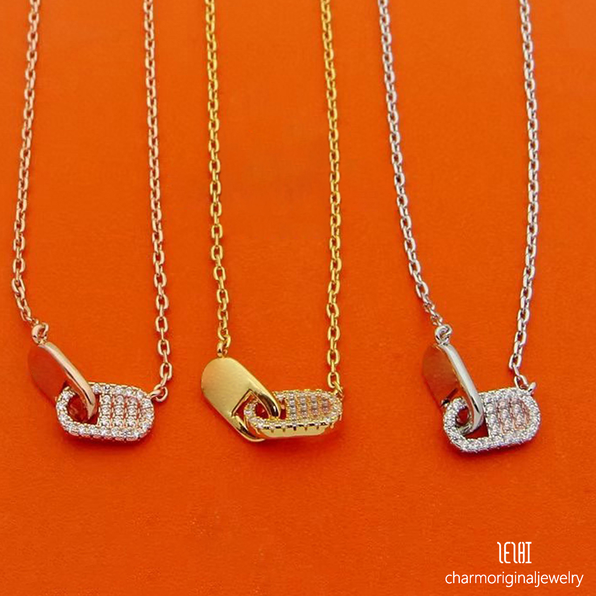 silver necklace designer necklace for woman gold chain diamond fashion classic necklace ladies chains girls valentine day mother day engagement j-image-972213438