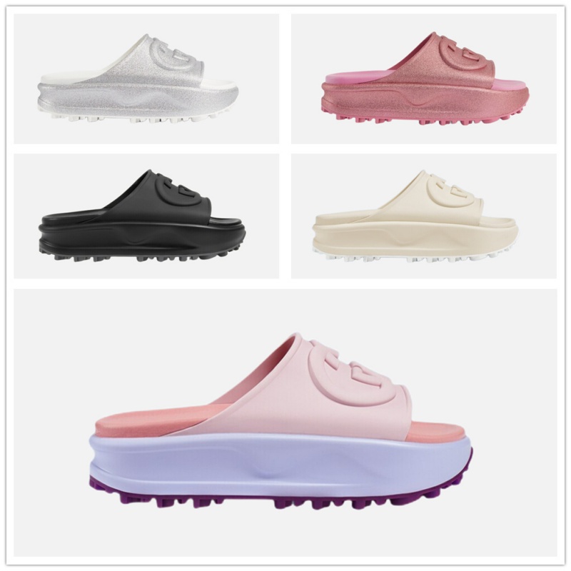 Luxury Designer Sandals 2024 Designer Women&#039;s Flip Flops Slippers Slippers Fashion Anti-slip Soft Bottom Home Beach Leather Slippers Metal C-image-972232171