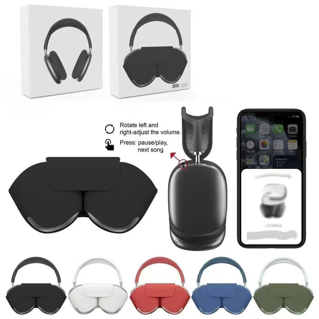 for Apple Headphones airpodspro max headphones Max Bluetooth Earphone Accessories Transparent TPU Silicone Waterproof Protective Case Airpodpro M-image-997670537
