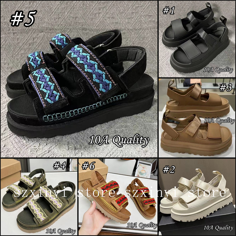 10A High Quality Women's Thick Soled Fashion Sandals with Velcro Summer Sandals Gift for Women