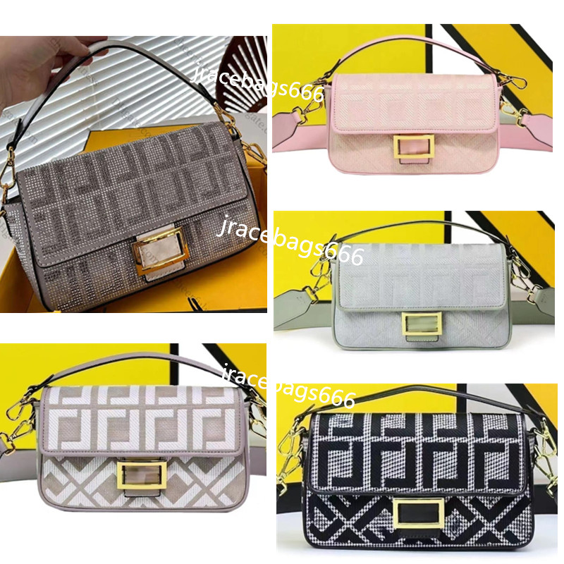 10a Designer Bag Crossbody Rhinestone Handbas Baguette Bag luxury Women Brand Handbag Vintage Fprint Messenger Bags Fashion Totes Handbag 
