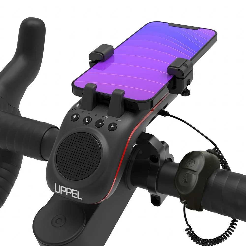 Portable Speakers UPPEL waterproof bicycle Bluetooth speaker multifunctional 5W portable wireless speaker suitable for MTB bicycles with new powe-image-972632922