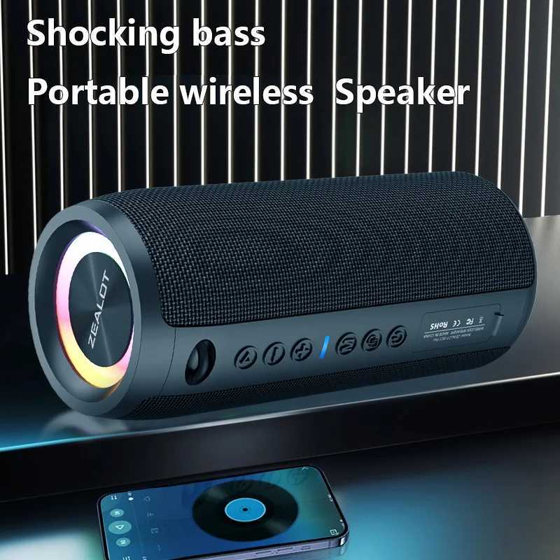 Portable Speakers S51 Pro 40W wireless speaker outdoor portable subwoofer waterproof IPX 6 dual pairing 5200mAh battery. J240505 L2605247G0G-image-972626707