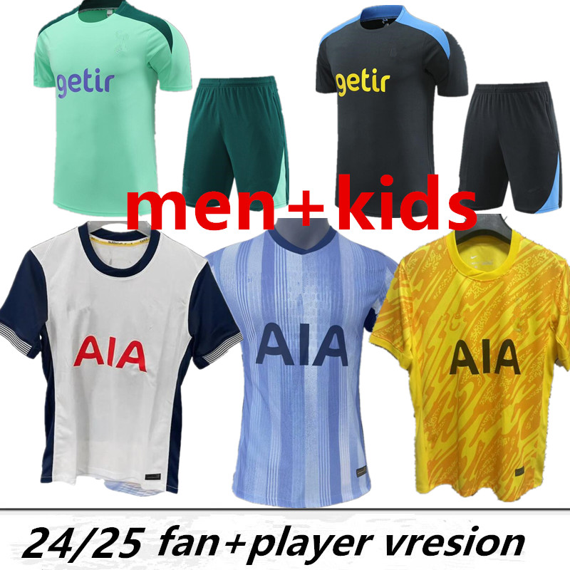player version MADDISON SON 24 25 Soccer Jerseys KULUSEVSKI RICHARLISON BRYAN 2024 ROMERO BISSOUMA JOHNSON UDOGIE Football shirt SPURS top Men sets Kids training 