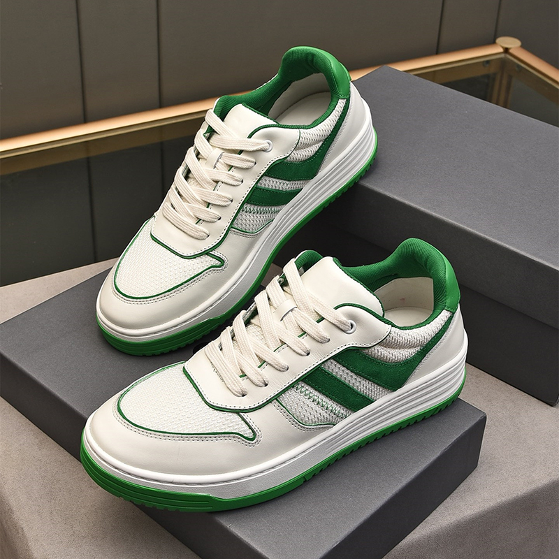 Hogans Shoes H630 Casual Breathable Womens Man Summer Fashion Simple Smooth Leather Ed Suede Leather Daily Outfit HG Sneakers-image-940930865