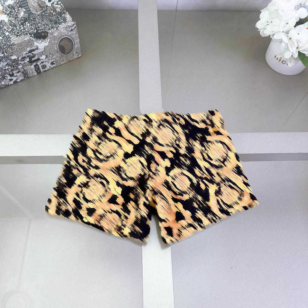 Brand baby swimsuit Summer kids beach pants Golden pattern child swim trunks Size 90-160 CM kids designer clothes Boys swimming trunks-image-1022740029