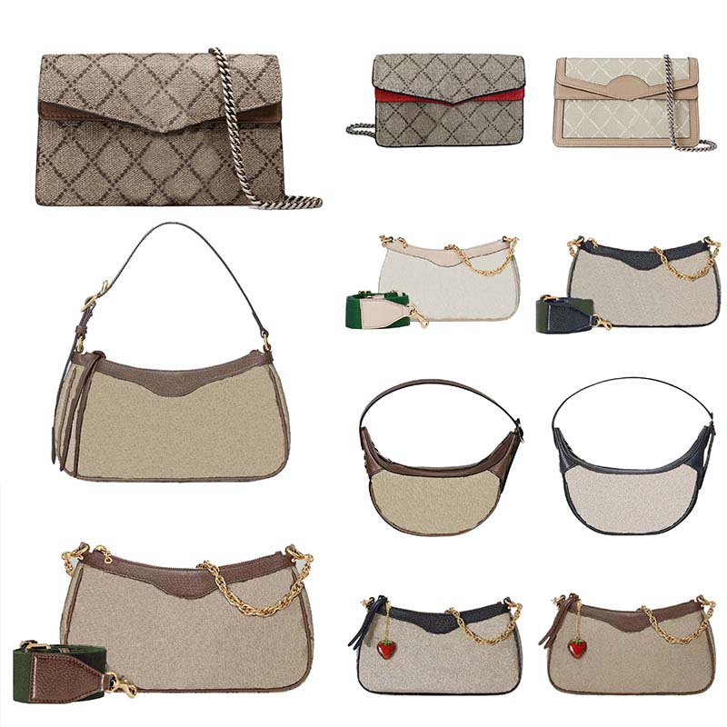Designer High Quality Small Tote Under Shoulder Bag Chain Bag Luxury Designer Bag Purse Tote Bag Fashion leather Cosmetics Shopping shoulder bag