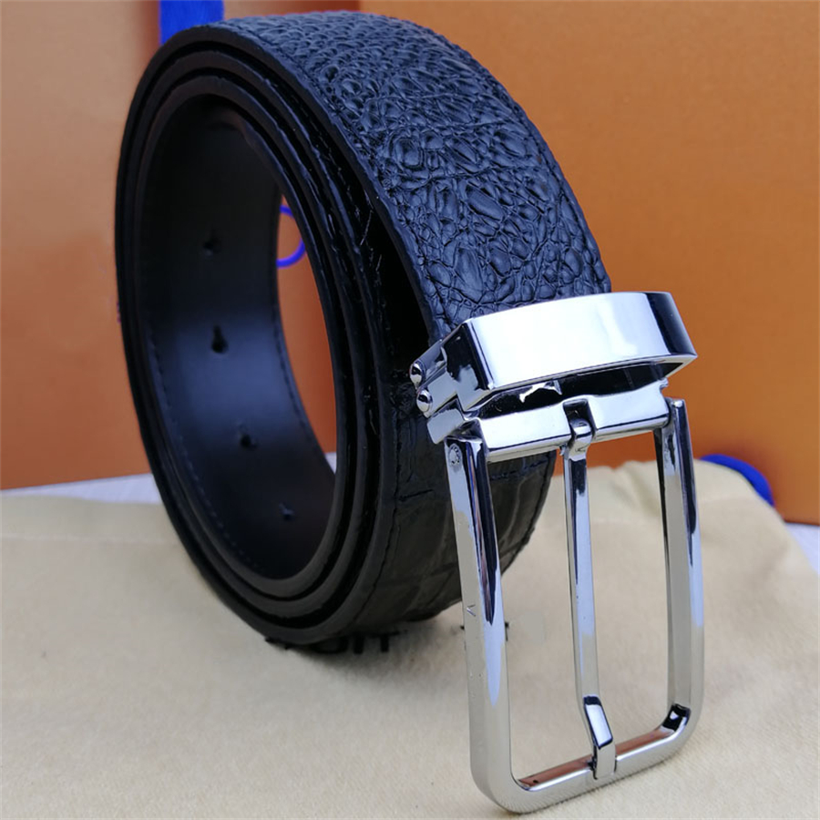 Mens Designer Belts For Men Women Genuine Leather Belt Ladies Fashion Business Casual Letter Needle Buckle Belt Width 3.8cm Size 105-125-image-817044827
