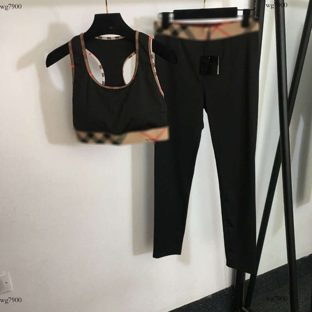 Designer Survêtement Femmes Marque Vêtements Pour Femmes Été Deux Pièces Ensemble Classiques De La Mode Imprimer Logo Dames Gilet Pantalon Fille