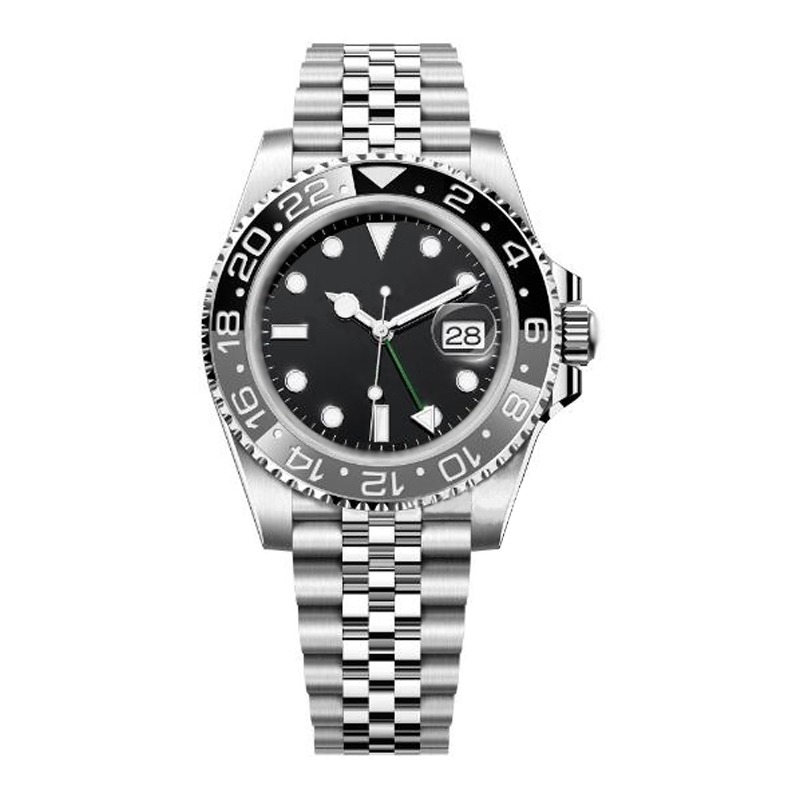 Automatique Watch Men's Mechanical Watch Designer Watch Loison de haute qualité Montre de Luxe Sapphire natation Luxury Watch Direct Sales Black