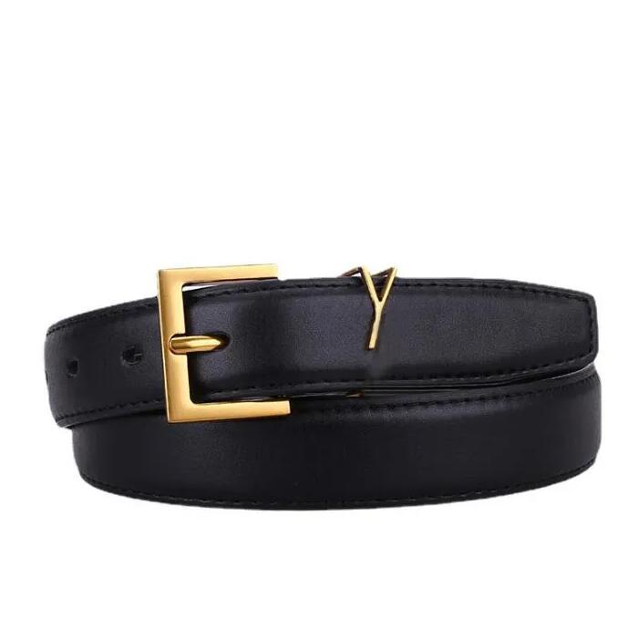 Belt for Women Genuine Leather 3cm Width High Quality Men Designer Belts Buckle cnosme Womens Waistband Cintura Ceintures 6 color 