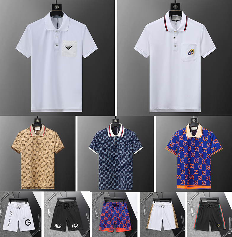 Polo Men Summer Casual T Shirts Designer Mens Polos Letter Print Fashion Polo 