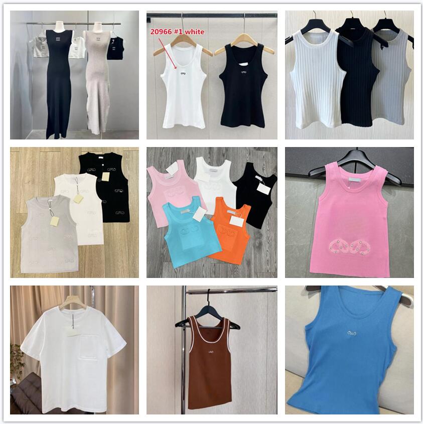 Top Tank New Fashion Clothing Vest Fashion Knitted Vest Ladies Casual Sports Suits Black-image-973462719