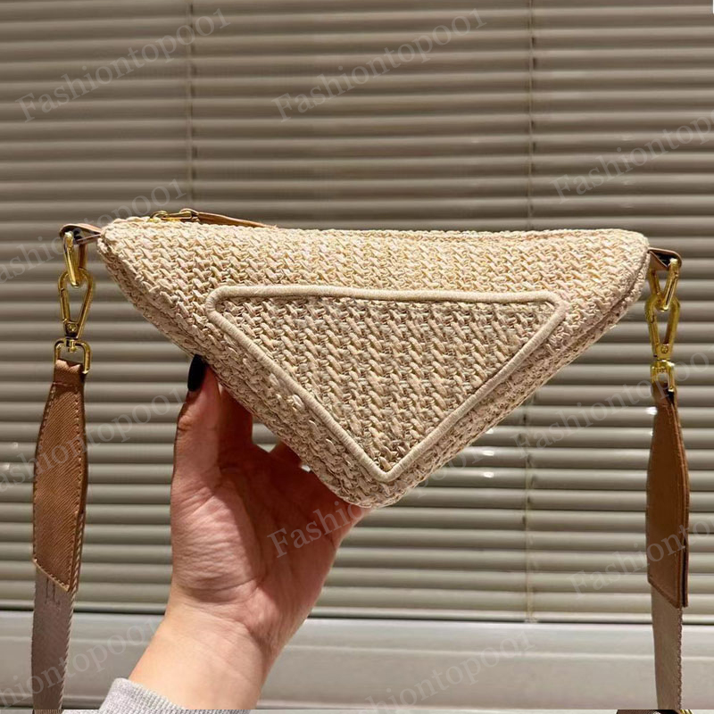 WOVEN BAG Designer bag Handbag Woman Straw Bags shoulder bags Hobos underarm bag Chain Purses Baguettes Lady Double shoulder straps Crossbody bag 