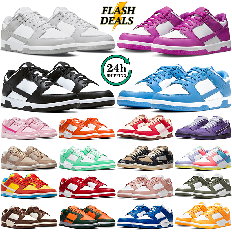 Running Shoes for Men Women Trainers Triple Pink Panda White Black University Blue Tint Medium Olive Green Red Sail Purple Mens Outdoor Sports Sneakers GAI 