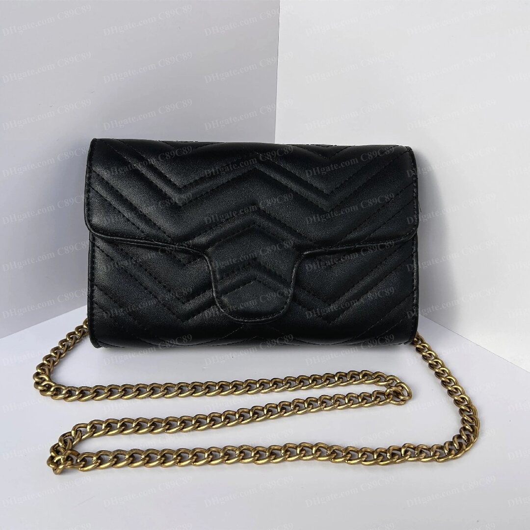 Designer bag top Luxury mini fashion bags Genuine leather women shoulder bag letter handbags change wallets classic womens crossbody Evening back-image-973914960