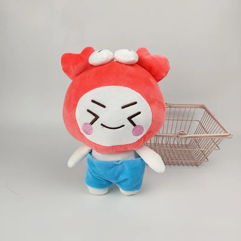 Wholesale Cute Crab man plush toy children`s game Playmate Holiday gift doll machine prizes