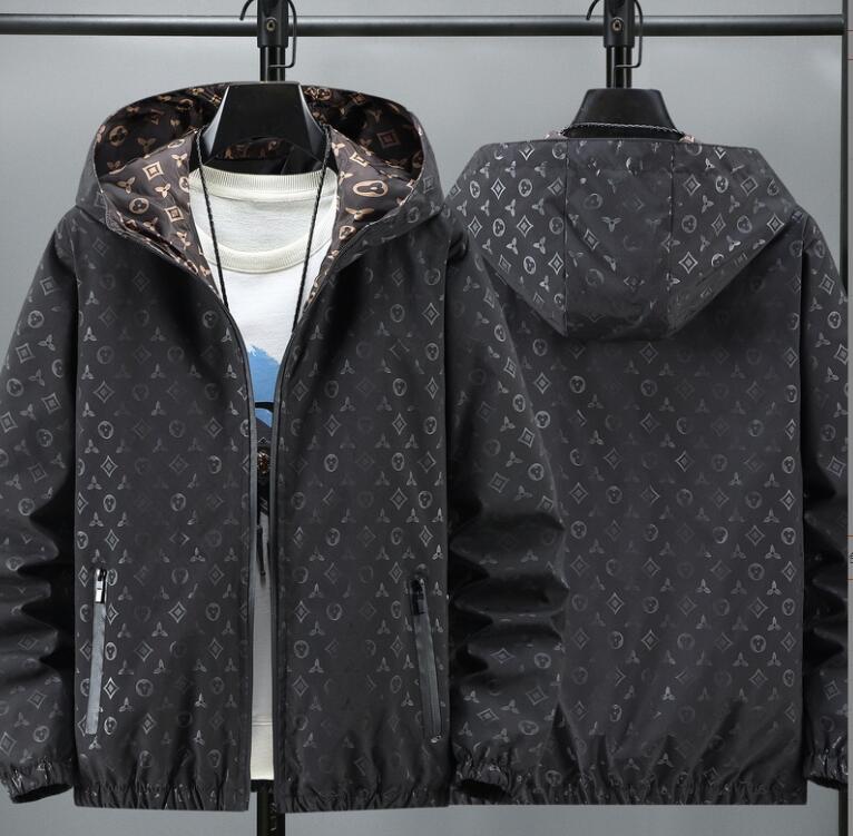 Designer Mens Jacket Fashion New High-Quality Hooded Jackets Sports Windbreaker Casual Zipper Coats Man Outerwear Clothing