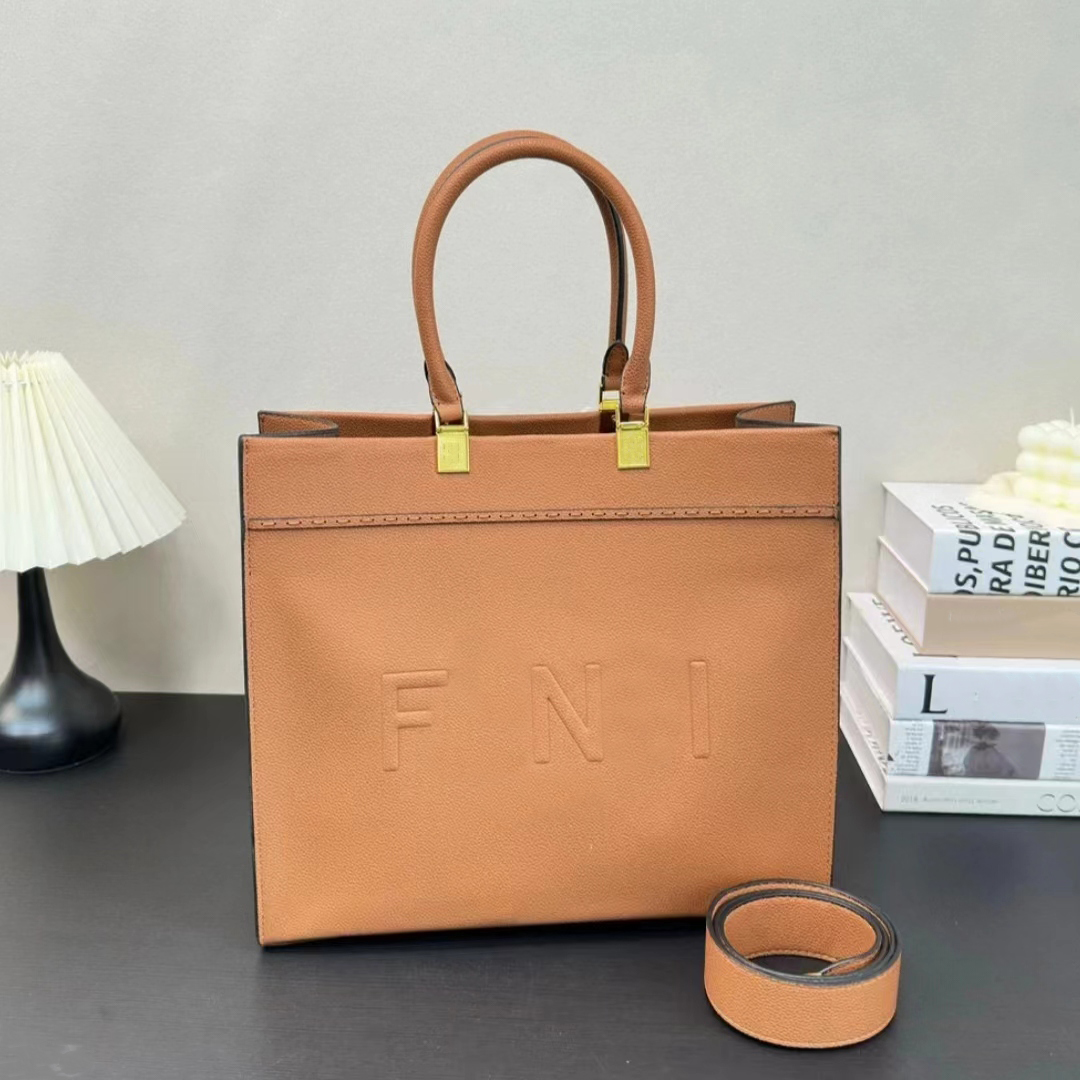 tote bag designer bag Classic large capacity women's tote bag simple and luxurious commuting bag underarm bag versatile shoulder bag-image-973722895