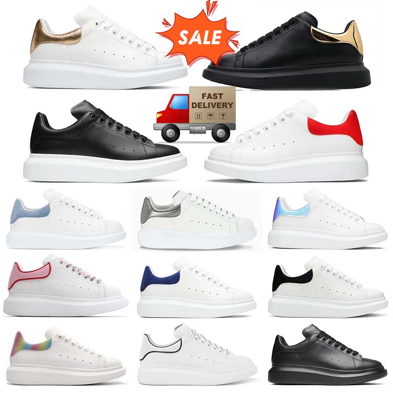 designer shoes Fashion casual shoes Platform Sneakers Mens Womens Leather Lace Up Shoes The tail is available in a variety of colors-image-973718527