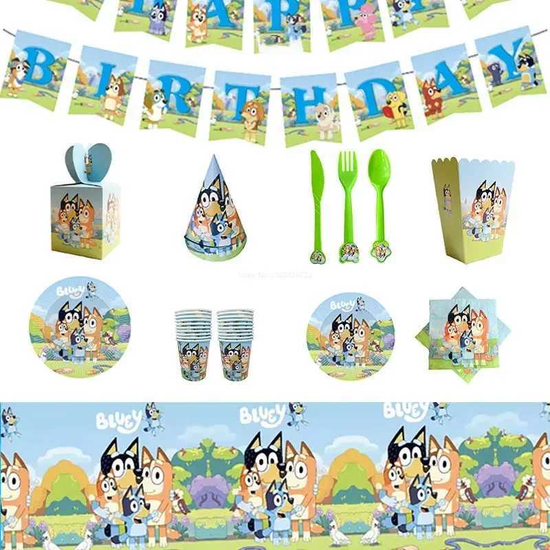 Backpacks Bluey birthday party supplies disposable desktop software cardboard paper cups tissues boys birthday party decorations childrens favori-image-973625869